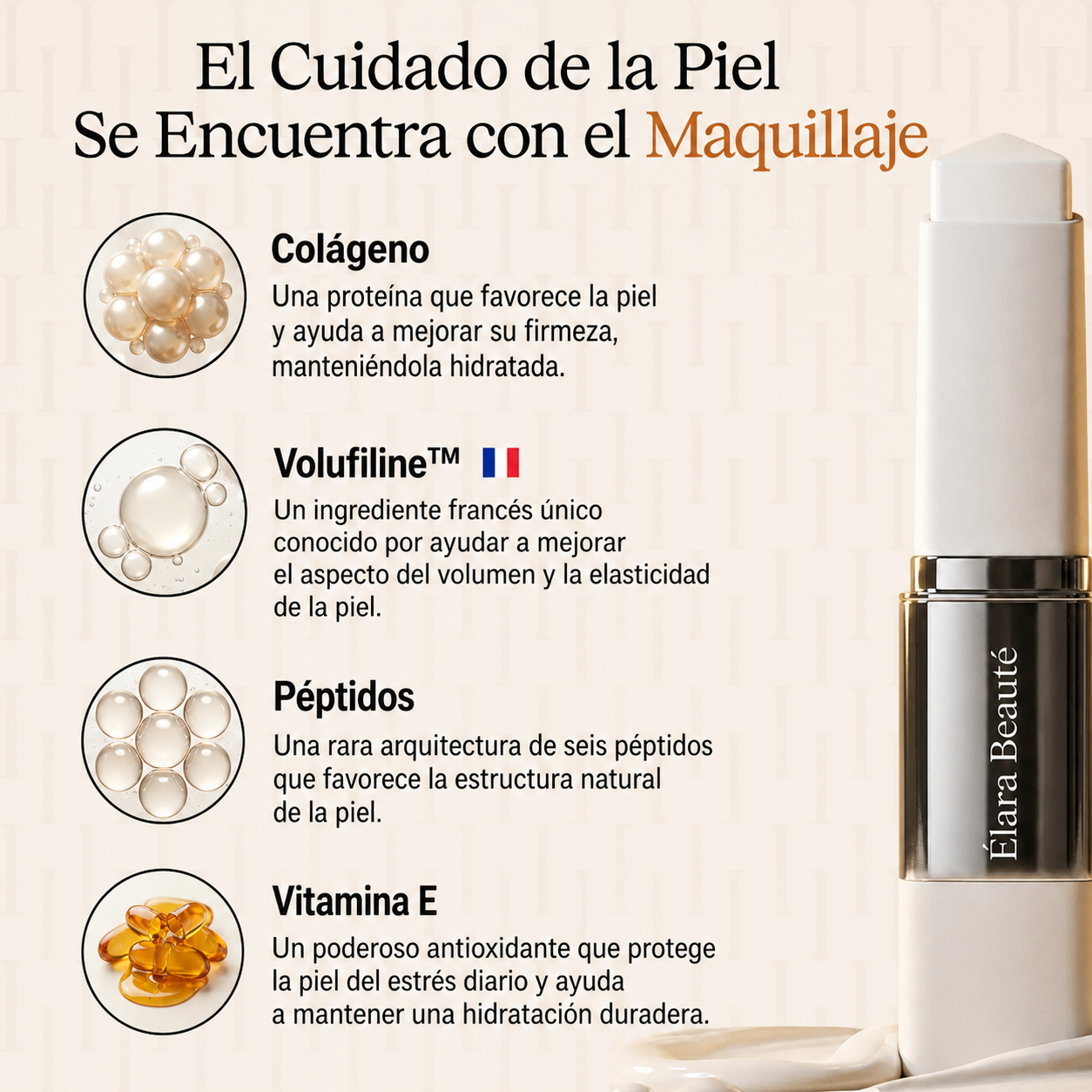 Élara™ Base en barra coreana que cambia de color 2
